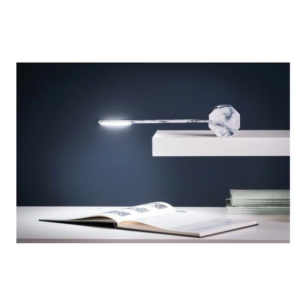 Szürke LED asztali lámpa (magasság 38 cm) Octagon One – Gingko-image-3