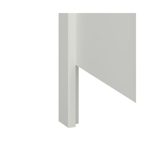 Szürke ruhásszekrény tükörrel 49.3x195 cm Tromsö - Tvilum-image-4