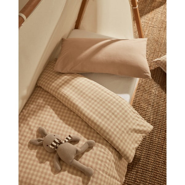 Pamut gyerek ágyneműhuzat babaágyhoz lepedővel  70x120 cm Yanil – Kave Home-image-1