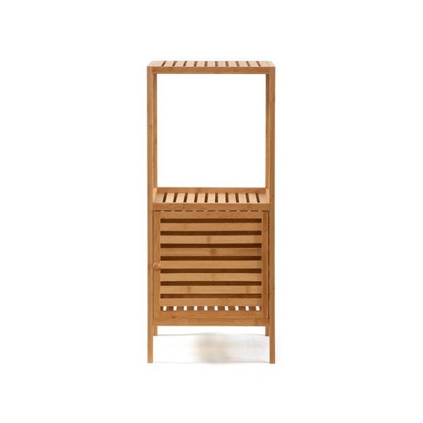 Natúr színű bambusz fürdőszobai polcos állvány 35x80 cm Auren – Bonami Essentials-image-2