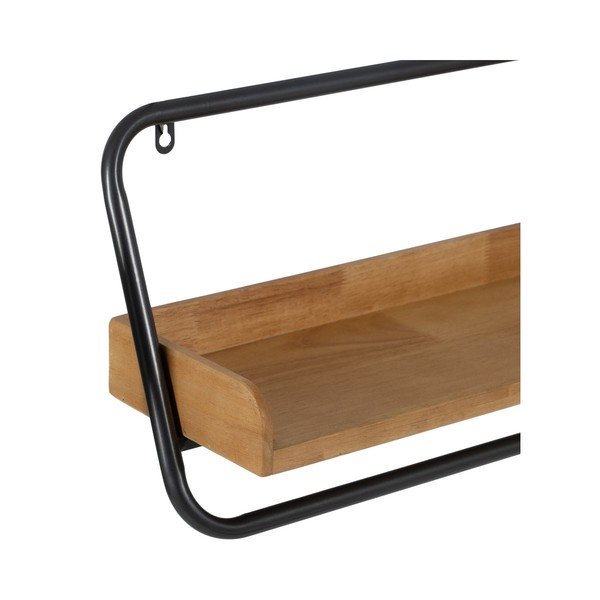 Natúr színű kaucsukfa fali polc 120 cm – Ixia-image-2
