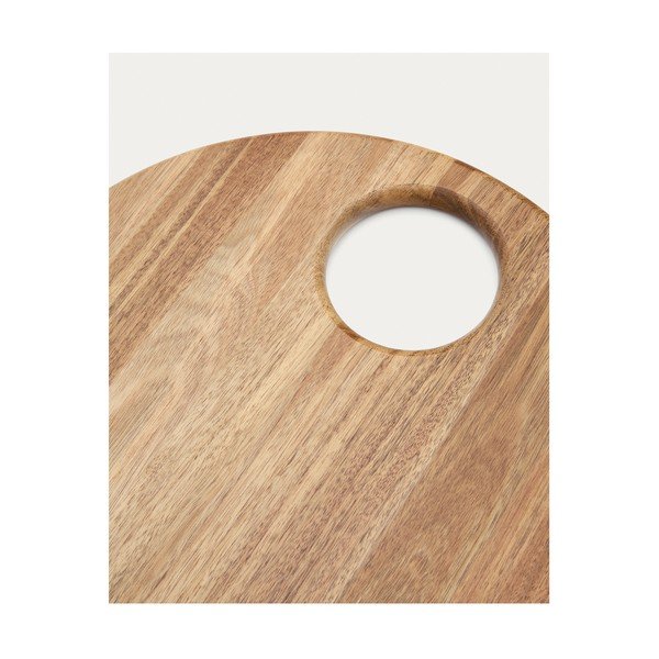 Szervírozó fa vágódeszka ø 36 cm Klot – Kave Home-image-4