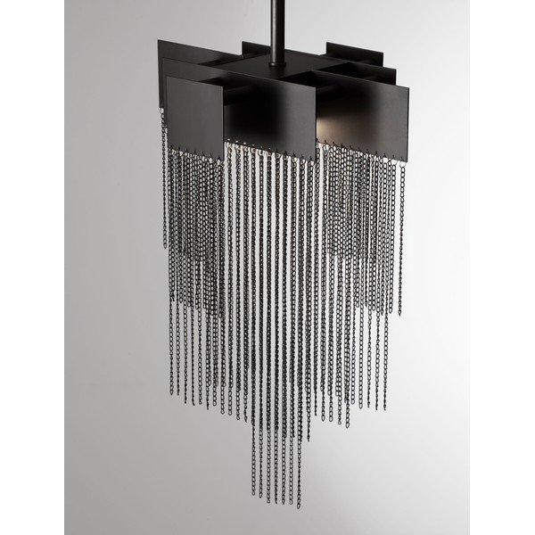 Matt fekete acél LED dimmelhető függőlámpa Revια – Nova Luce-image-3