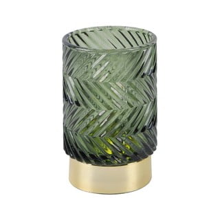 Zig Zag zöld LED üveg lámpadísz - PT LIVING