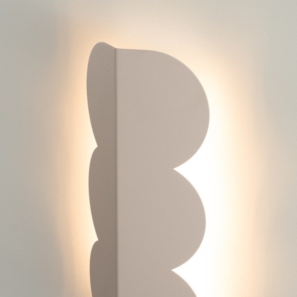 Szürkésbarna alumínium fali lámpa BISCUIT – Thoro-image-3