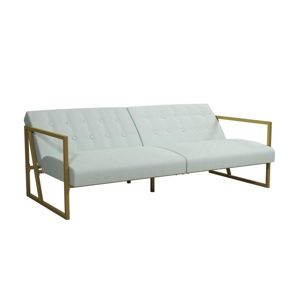 Fehér bársony kanapé 185 cm Lexington – Støraa-image-3