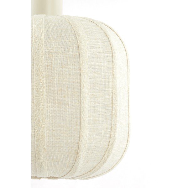 Krémszínű függőlámpa textil búrával ø 50 cm Tufia – Light & Living-image-4