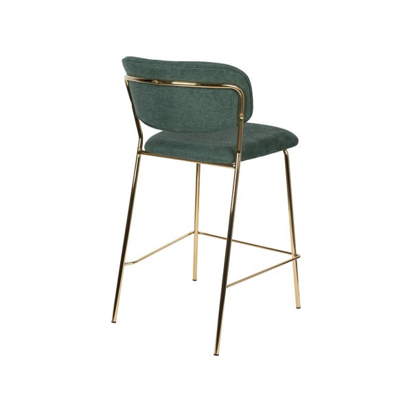 Sötétzöld bárszék szett 2 db-os 89 cm Jolien – White Label-image-4