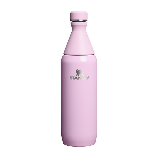 Rózsaszín rozsdamentes acél termopalack 600 ml All Day Slim Bottle Cherry Blossom Gloss – Stanley