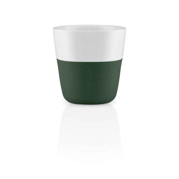 Fehér-zöld porcelán eszpresszó csésze szett 2 db-os 80 ml – Eva Solo-image-2