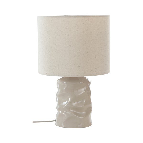 Szürke kerámia asztali lámpa (magasság 40 cm) Milera – Jotex