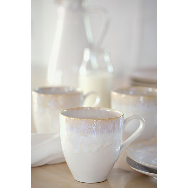 Fehér agyagkerámia bögre 410 ml Taormina – Casafina-image-1