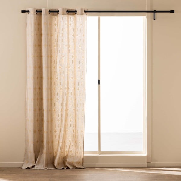 Bézs függöny 140x240 cm Ondine – douceur d'intérieur