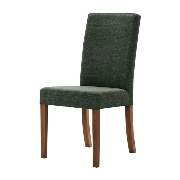 Tonka zöld bükk szék, sötétbarna lábakkal - Ted Lapidus Maison