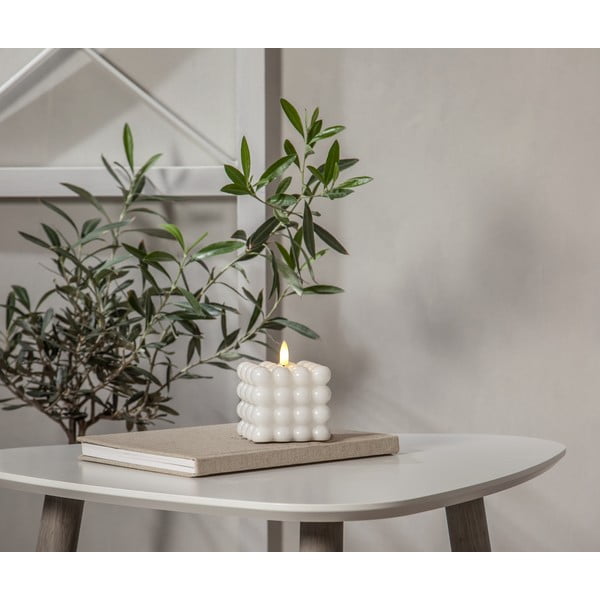 Flamme Dot fehér LED viaszgyertya, magasság 9,5 cm - Star Trading-image-2