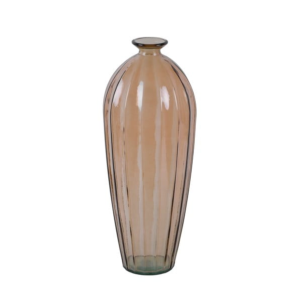 Etnico barna újrahasznosított üveg váza, magasság 56 cm - Ego Dekor