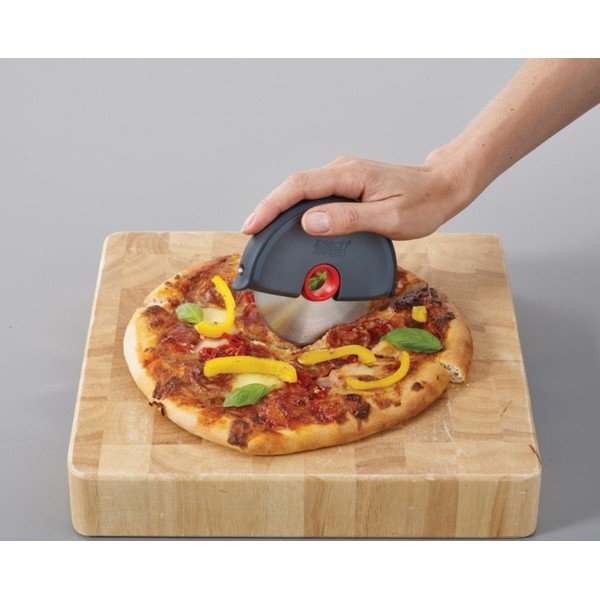 Szilikon-rozsdamentes acél szeletelő pizzához Disc – Joseph Joseph-image-1