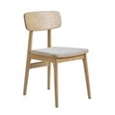 Bézs-natúr színű étkezőszék Livo – Unique Furniture