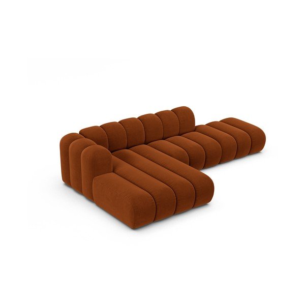 Narancssárga sarokkanapé (bal oldali) Lupine – Micadoni Home-image-2