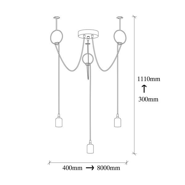 Sirin fekete függőlámpa - Opviq lights-image-3