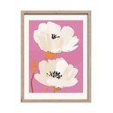 Nyomtatott keretezett kép 30x40 cm Peony Bloom – Styler