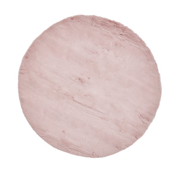 Teddy rózsaszín szőnyeg, ⌀ 120 cm - Think Rugs