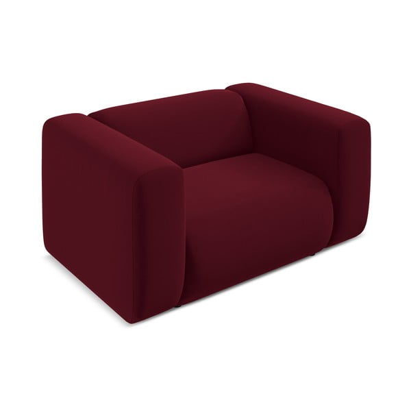 Borvörös bársony fotel Ekahi – Makamii-image-3
