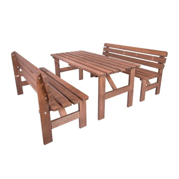 Barna tömörfa kerti pad Miriam – Rojaplast-image-3