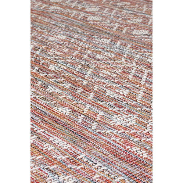 Sunset piros-bézs kültéri szőnyeg, 200 x 290 cm - Flair Rugs-image-2