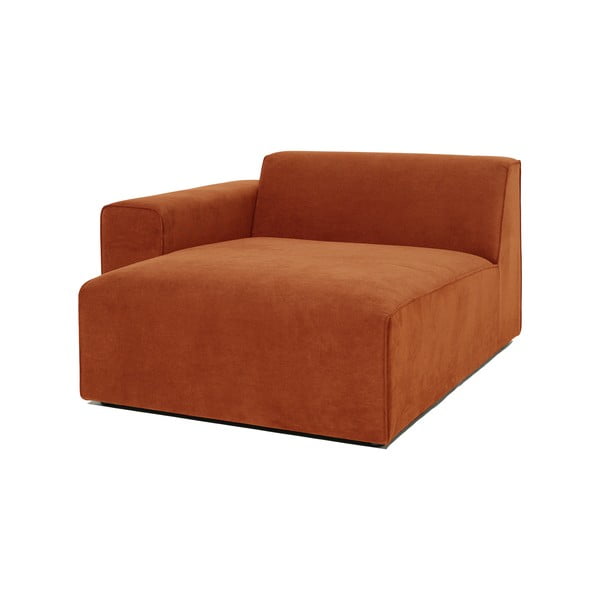 Sting narancssárga kordbársony kanapé modul, bal oldali - Scandic-image-2