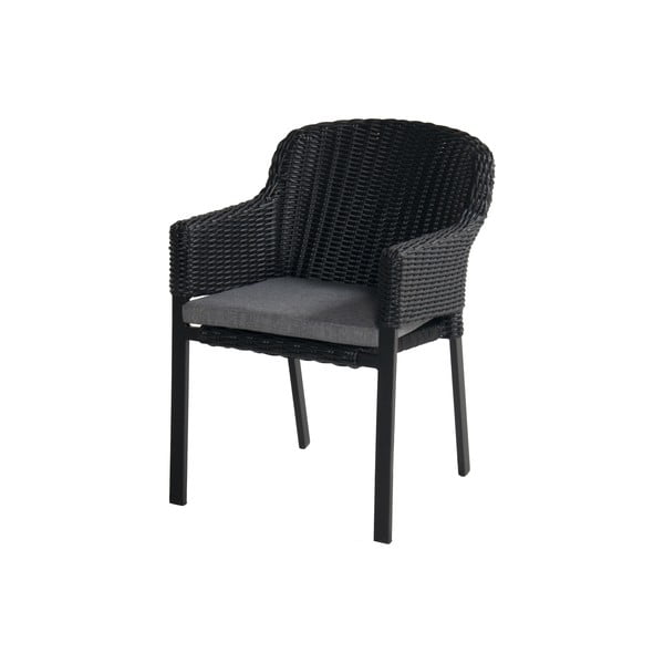 Fekete műanyag kerti szék Cairo – Hartman