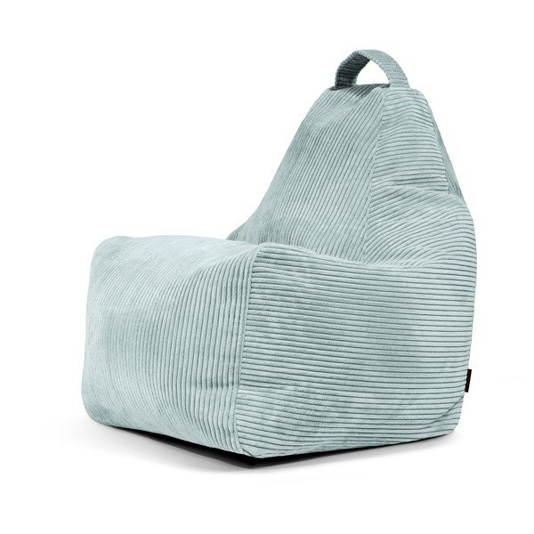 Mentazöld kordbársony babzsákfotel Play Amuse – SLOWDOWN