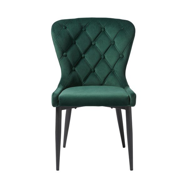 Zöld bársony étkezőszék Granby – Unique Furniture-image-3