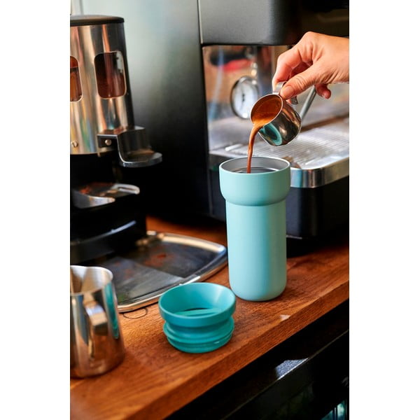 Ezüstszínű termobögre 375 ml Natural brushed – Mepal-image-2