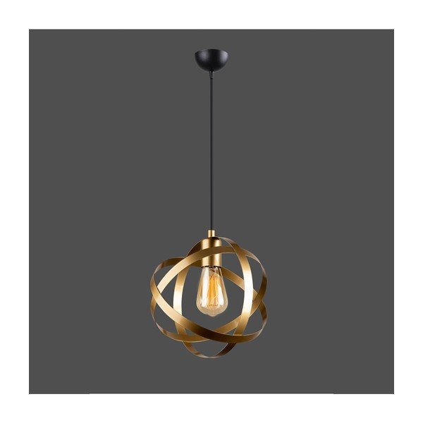 Aranyszínű fém függőlámpa Lama – Squid Lighting-image-1