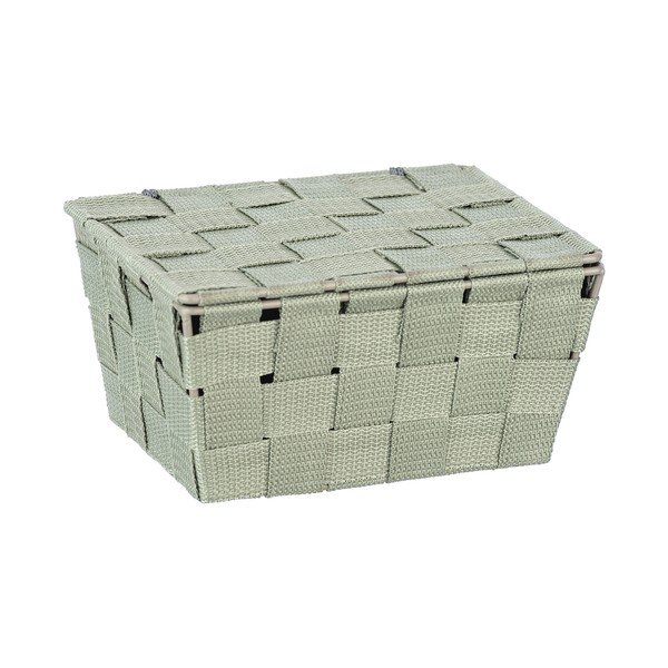 Zöld tárolókosár fedéllel, 14 x 19 cm - Wenko-image-1