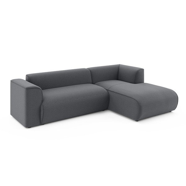 Sötétszürke sarokkanapé (jobb oldali-heverő résszel) Merid  – Ropez-image-2