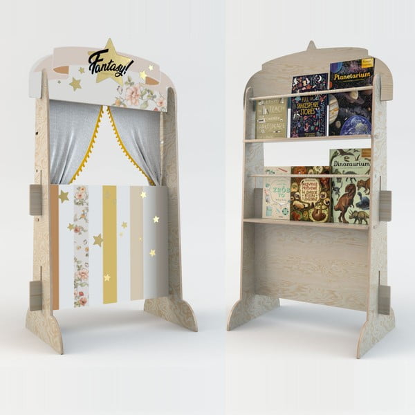 Cirkusz fali dekorációs könyvtartó - Dekornik-image-1