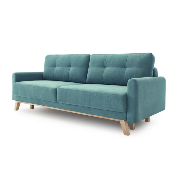 Balio türkiz háromszemélyes kinyitható kanapé - Bobochic Paris Paris-image-2