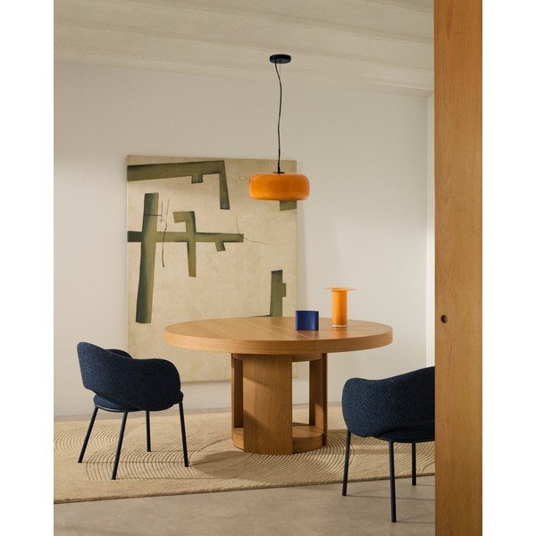 Narancssárga LED függőlámpa üveg búrával ø 38 cm Reig – Kave Home-image-4