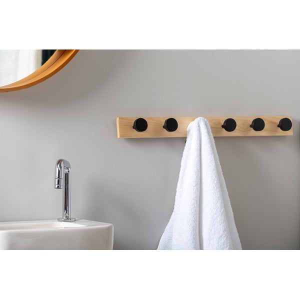 Fekete borovi fenyő fali fogas  Knobs – PT LIVING-image-1