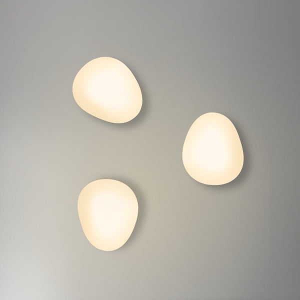 Fehér fali lámpa Stones – Candellux Lighting-image-1