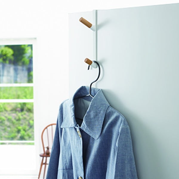 Fehér fém ajtófogas 1,5 cm Tower – YAMAZAKI-image-3