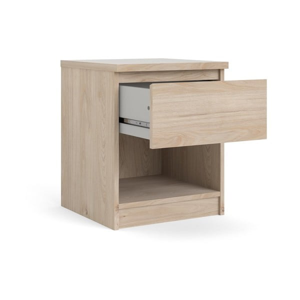 Természetes színű éjjeliszekrény tölgyfa dekorral Naia - Tvilum-image-4