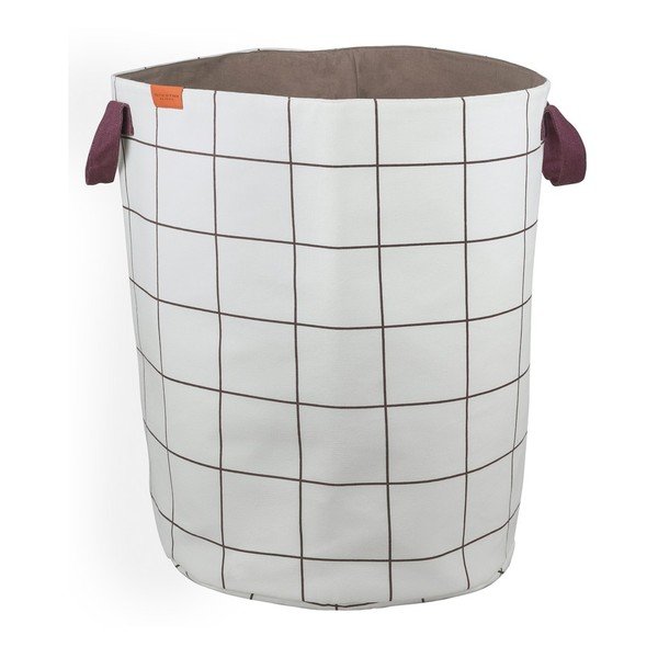 Krémszínű textil szennyeskosár 5 l Mesh – Mette Ditmer Denmark