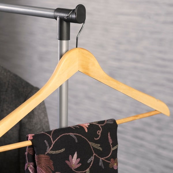 Fekete fém ruhatartó állvány 85x94x48 cm – Addis-image-2