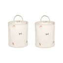 Krémszínű textil játéktároló kosár szett 2 db-os ø 18x22 cm Moira – OYOY Mini