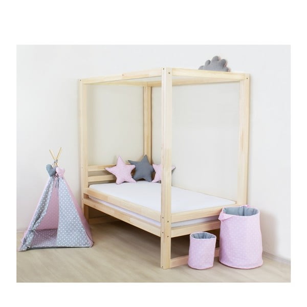 Baldee Natura fa egyszemélyes ágy, 190 x 80 cm - Benlemi-image-1