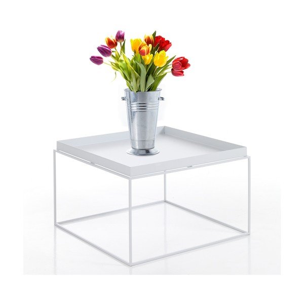 Fém kerti tárolóasztal 60x60 cm Hannah – Tomasucci-image-2