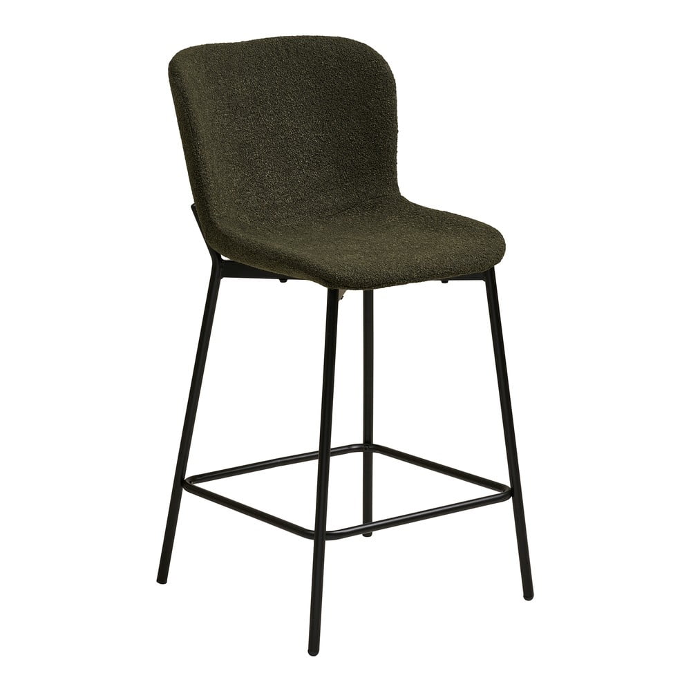 Sötétzöld kárpitozott bárszék (ülésmagasság 65 cm) Maceda  House Nordic